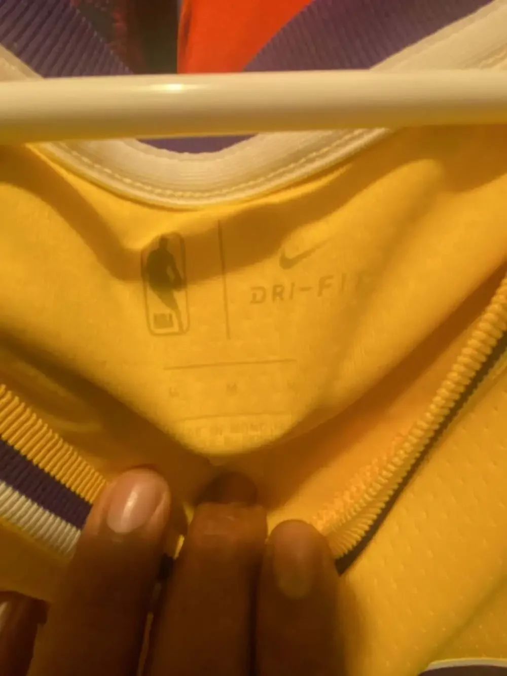 Nike Los Angeles Lakers LeBron James #23 Swingman Jersey